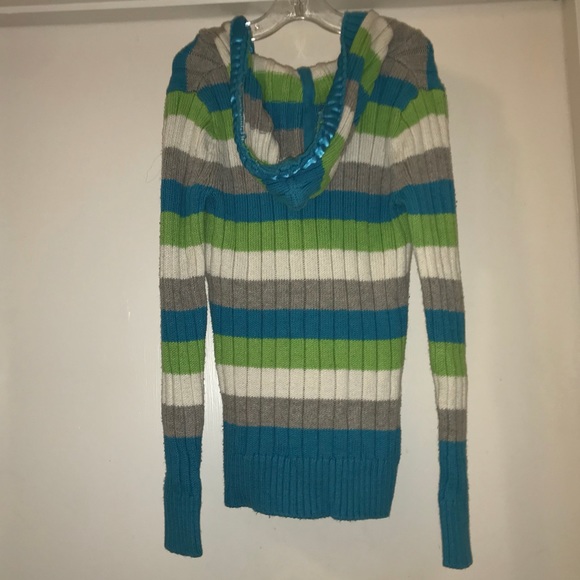 Justice Girl’s Hooded Sweater Sz12 - Picture 3 of 7